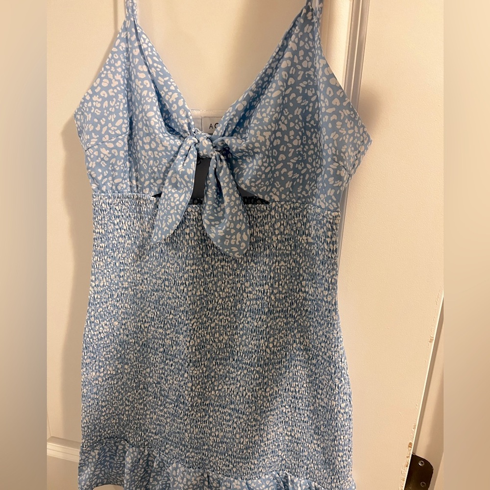 ACOA Blue Print Dress